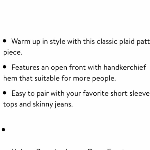 Buffalo plaid Cardigan ! 🌲 Holidays are coming ! - Picture 8 of 8